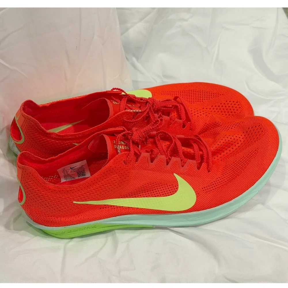 Nike ZoomX Dragonfly 2 Track Field Distance Spikes Bright Crimson M14 106-07